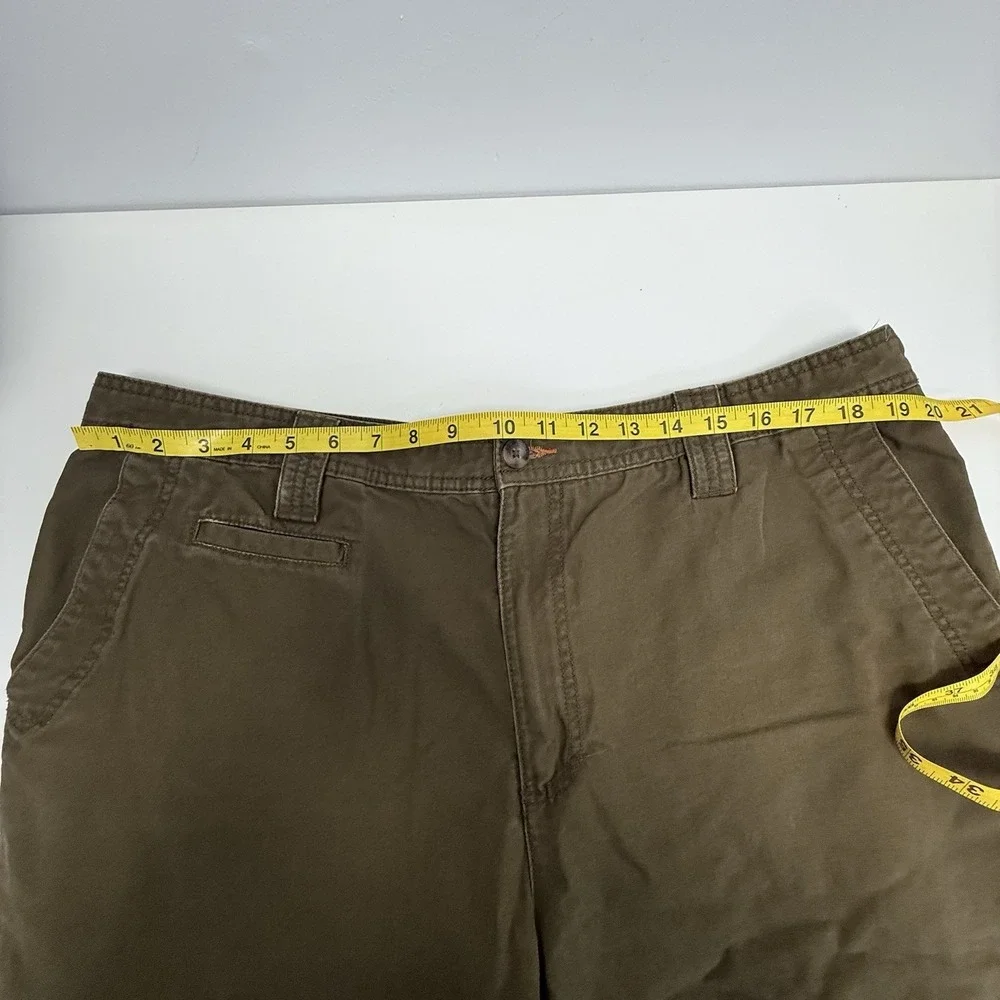 Utility Workwear Hiking Canvas Pants Gorpcore Outdoor Rugged Brown Cotton 40x32